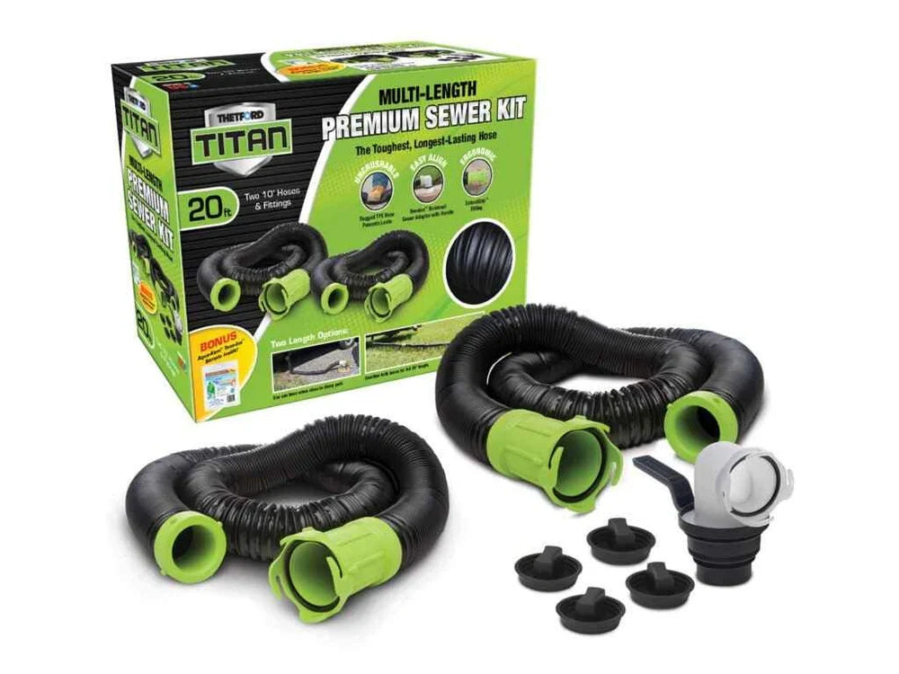 New RV Sewer Hoses, Fittings & Waste Valves