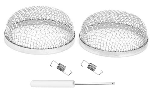JR Products 06-30155 Round Furnace Vent Screens, 2-Pack