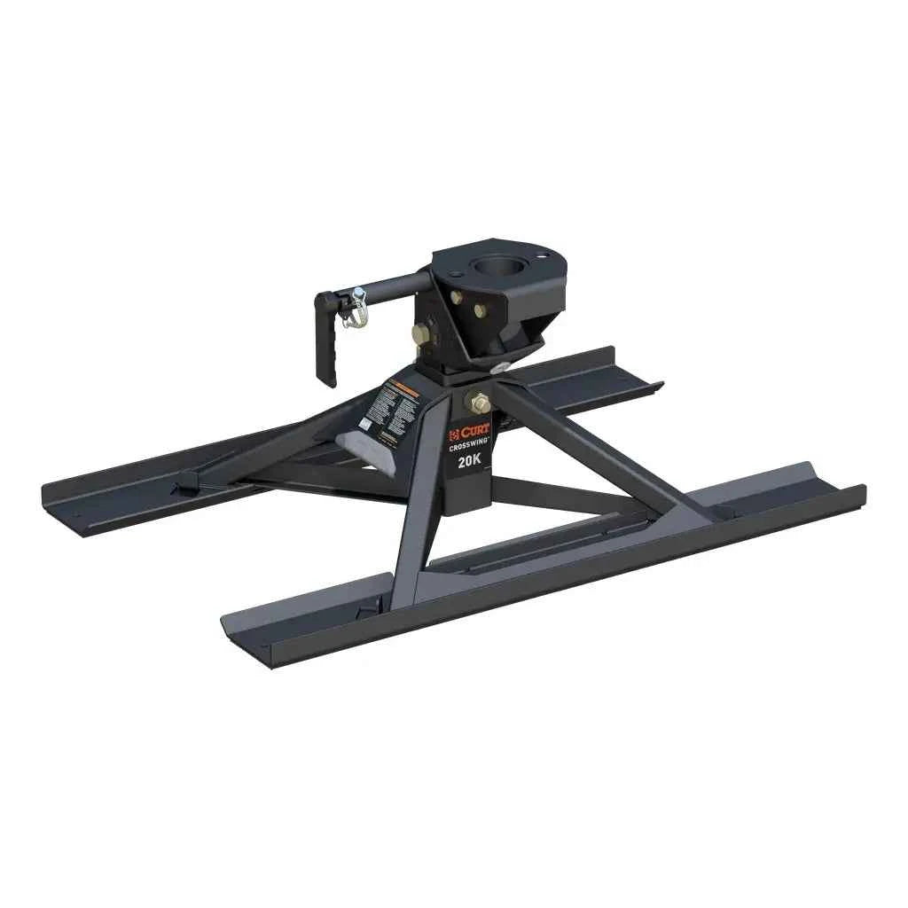 CURT 16051 CrossWing 20K Fifth-Wheel Hitch with Bed Protectors