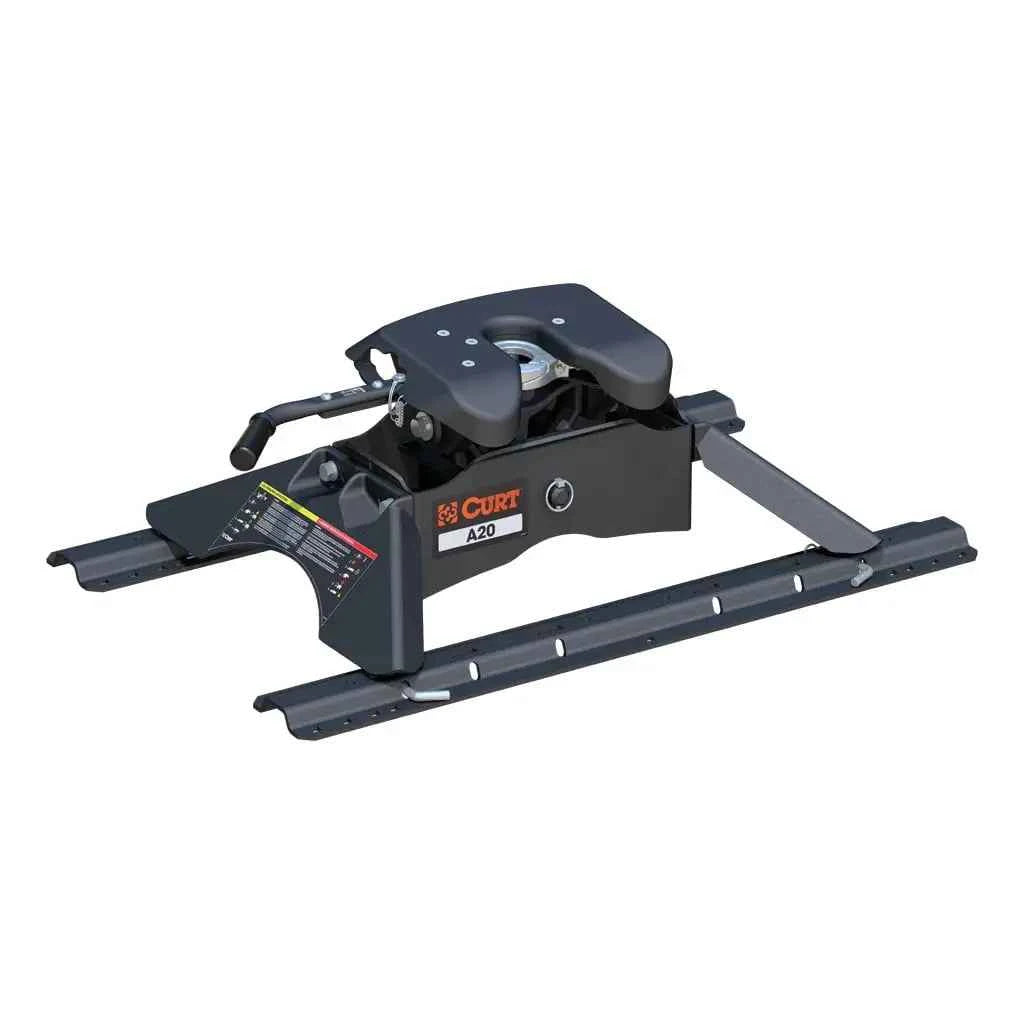CURT 16141 A20 20K Fifth Wheel Hitch with Legs & Base Rails