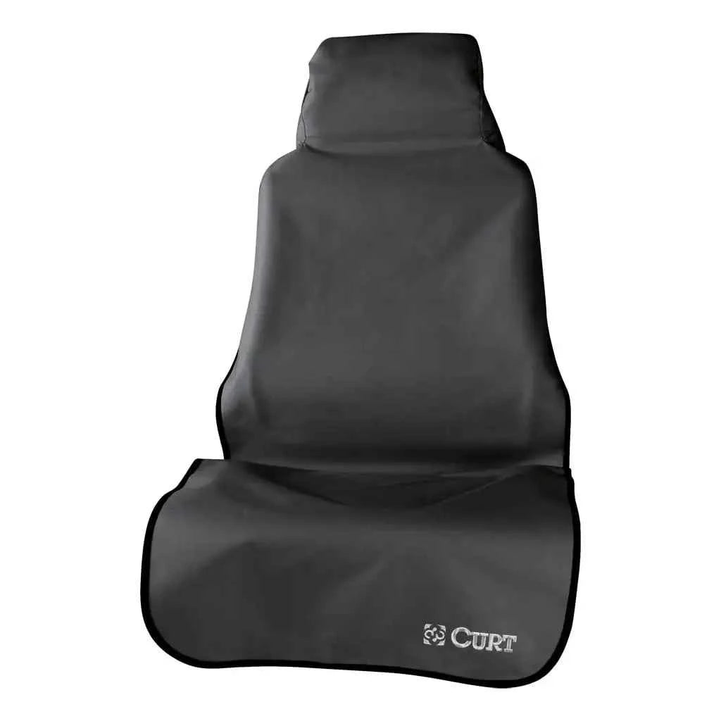 CURT 18501 Seat Defender Universal Waterproof Bucket Seat Cover – Black