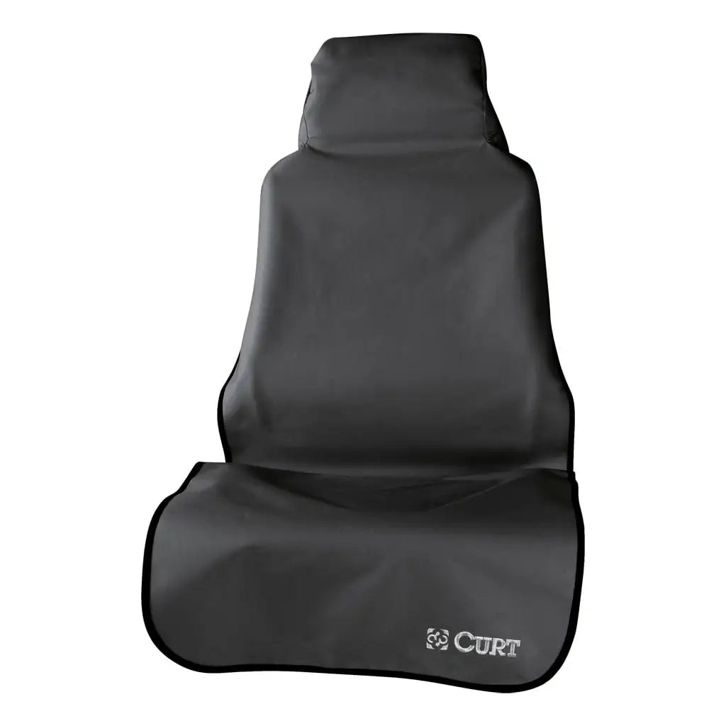 CURT 18501 Seat Defender Black Bucket Seat Cover, 58 x 23 in