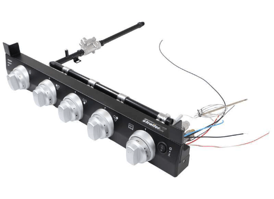 Furrion 2021124091 RV Range Front Panel with Silver Knobs — view 3