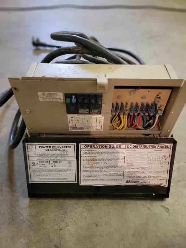 RV Converter 45 Amp with fuses, breakers, and RV Chord