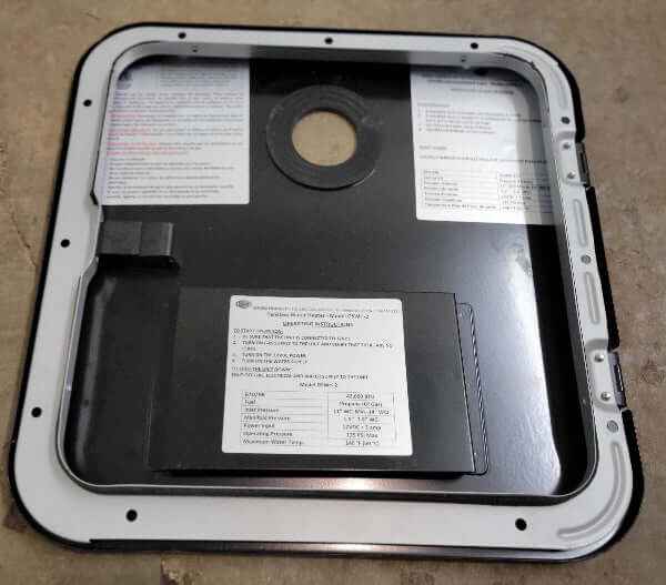 Hot Water Heater Door Tankless Girard 15" x 15"