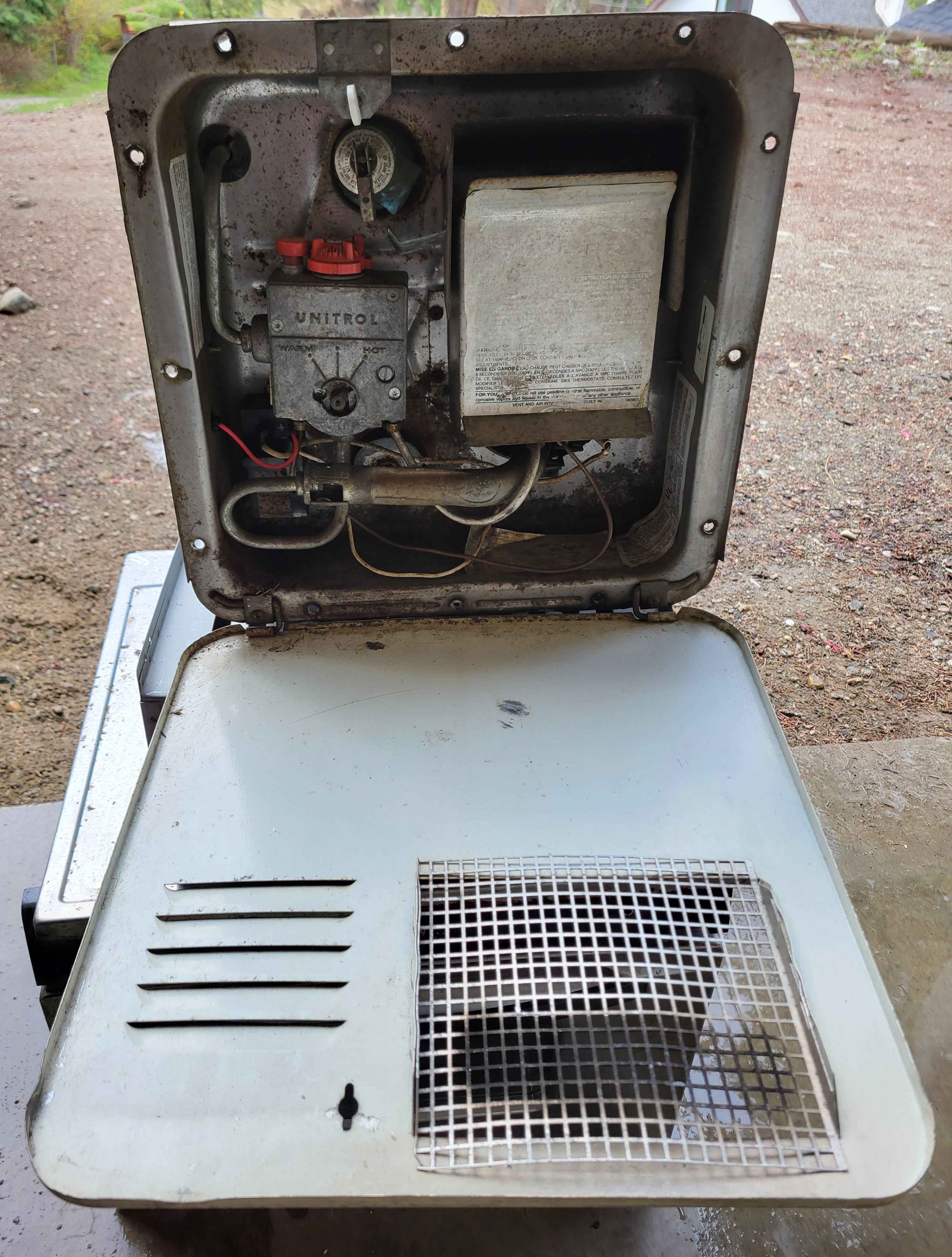 Propane and Electric RV Hot Water Heater 6 Gallon