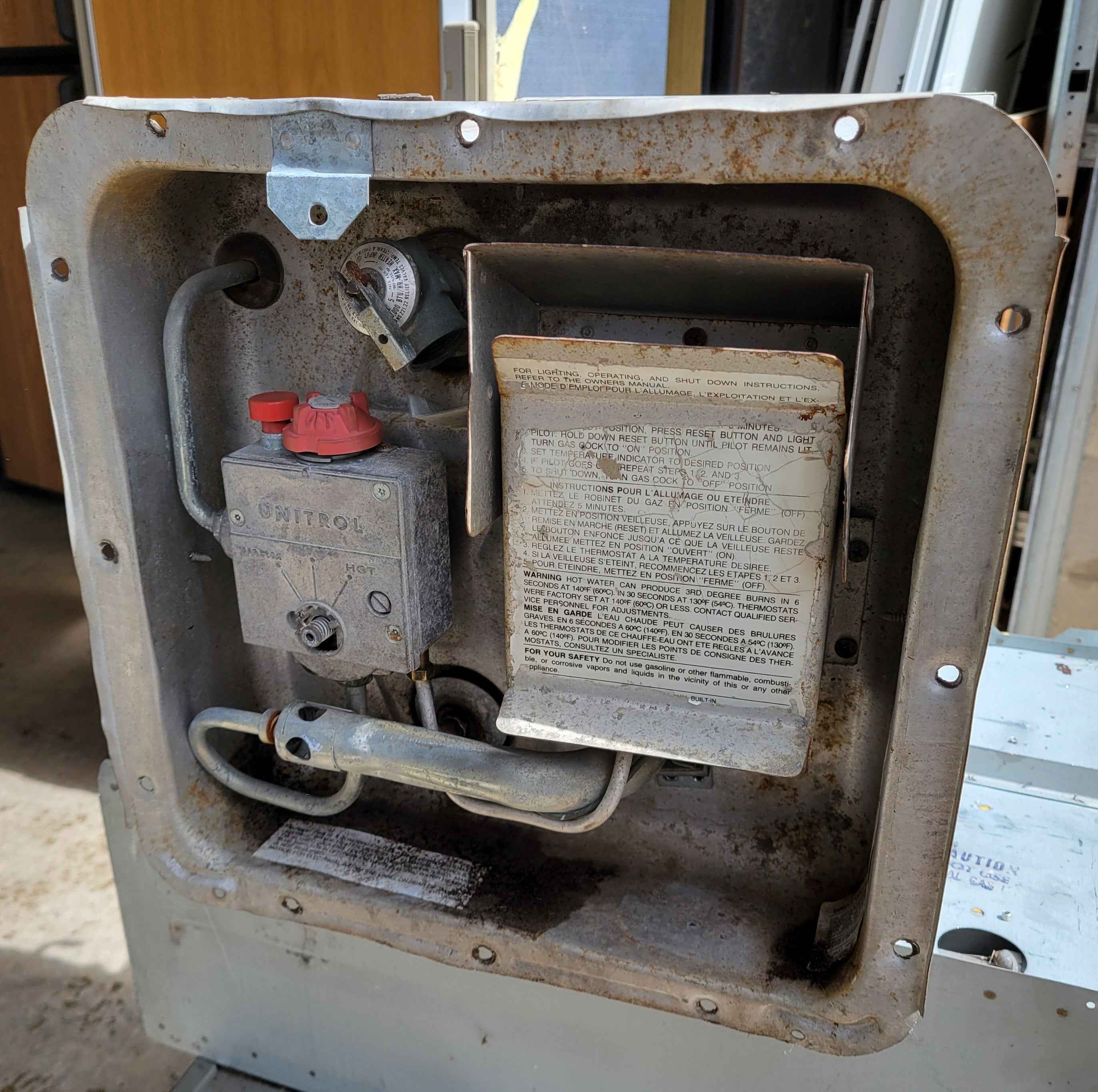 RV Propane and 110v Hot Water Heater