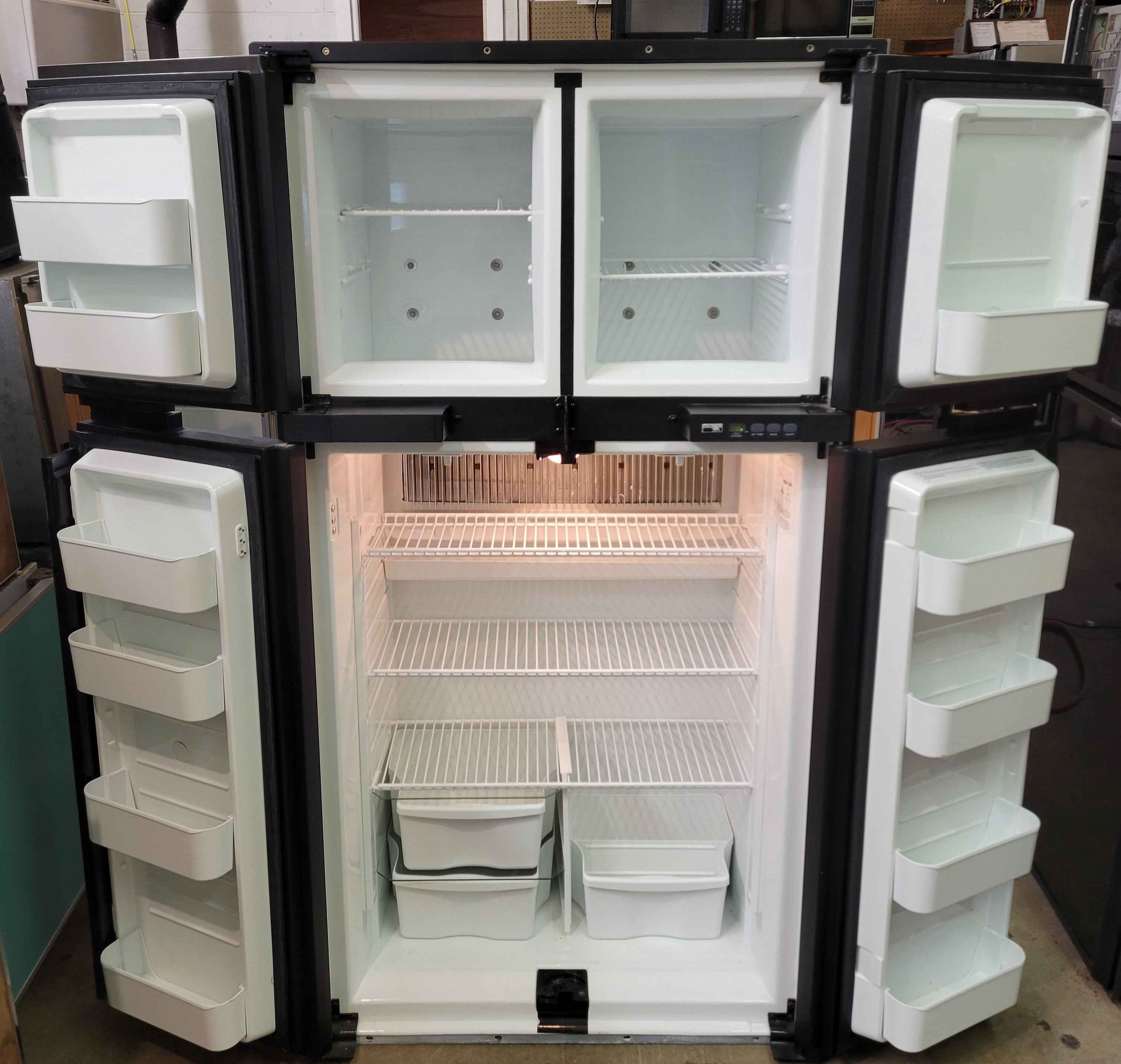 Norcold 1210 Double Door RV Fridge Propane & Electric