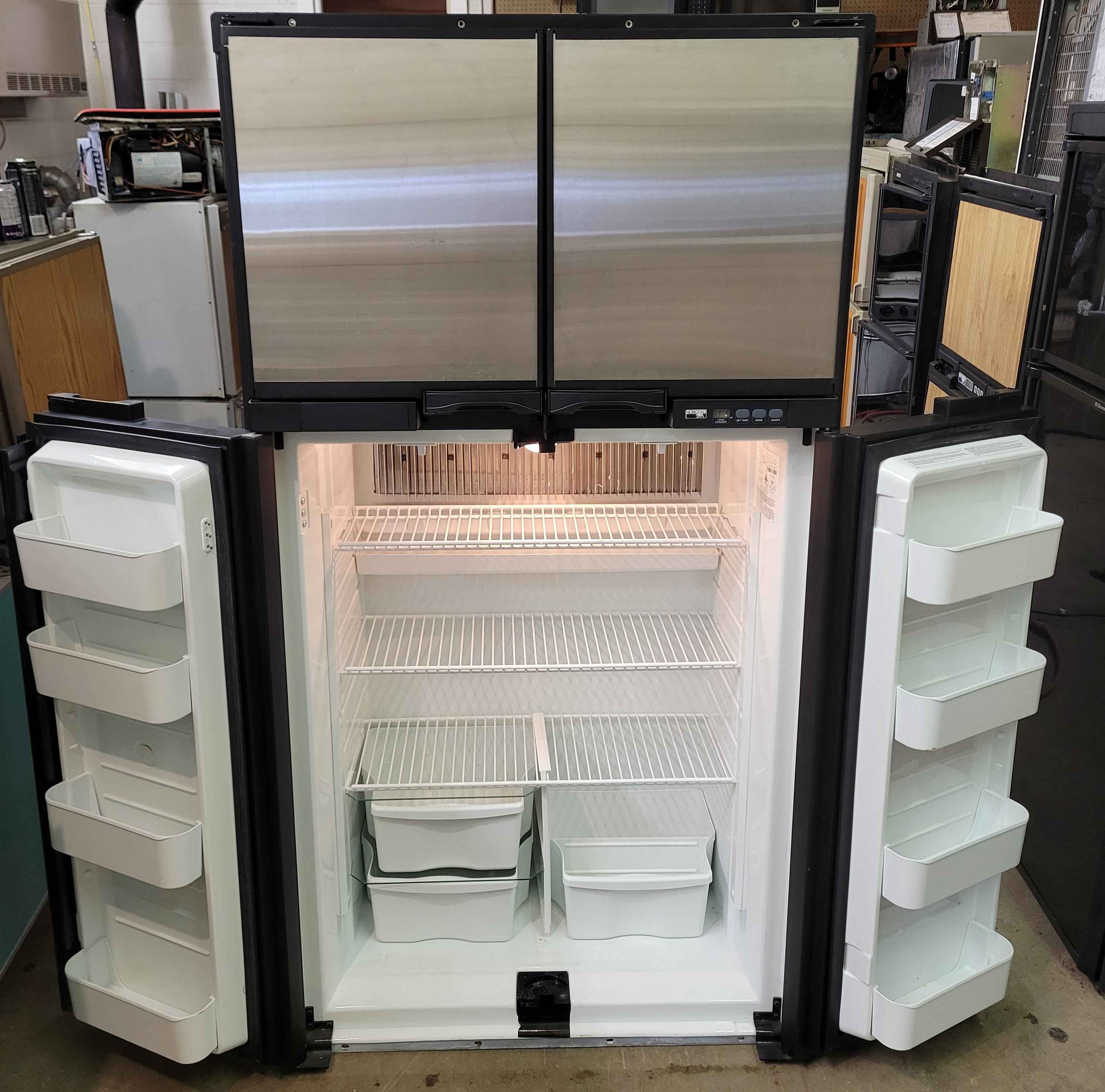 Norcold 1210 Double Door RV Fridge Propane & Electric