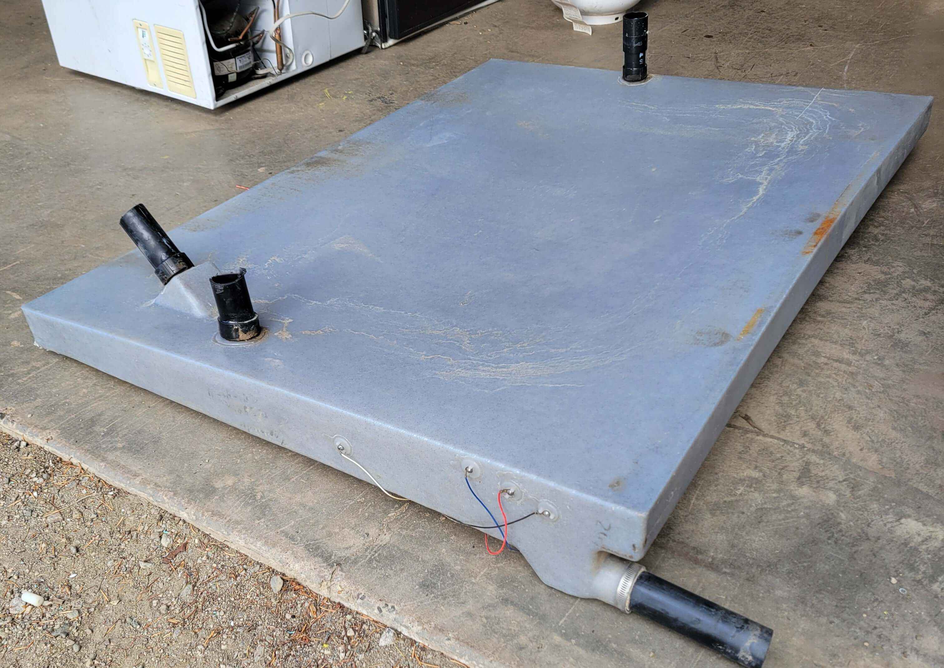 RV Grey Water Tank 63 U.S Gallons