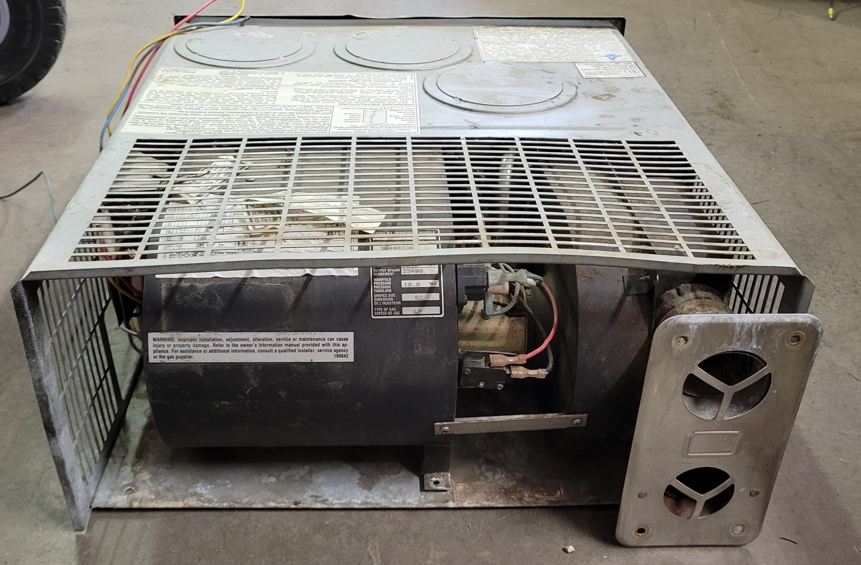 RV Propane Furnace Suburban SF-30 30000 BTU