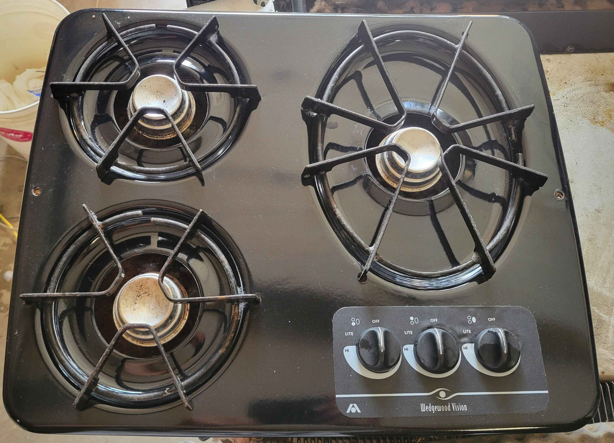 Atwood Wedgewood 3-burner Propane RV Cooktop