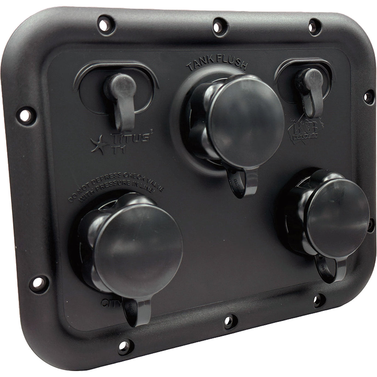 B&B Molders 94347 Titus T1 H2O Water Management Panel, Black