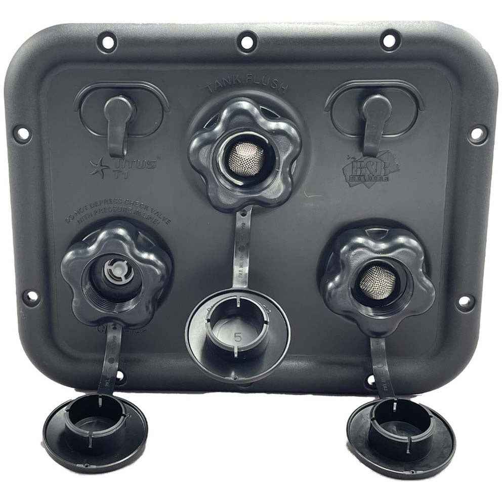 B&B Molders 94347 Titus T1 H2O Water Management Panel, Black