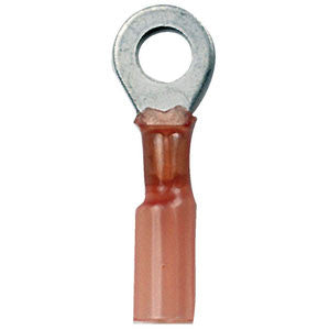 Ancor 321525 8 AWG Heat Shrink Ring Terminals, 5/16 in, 25