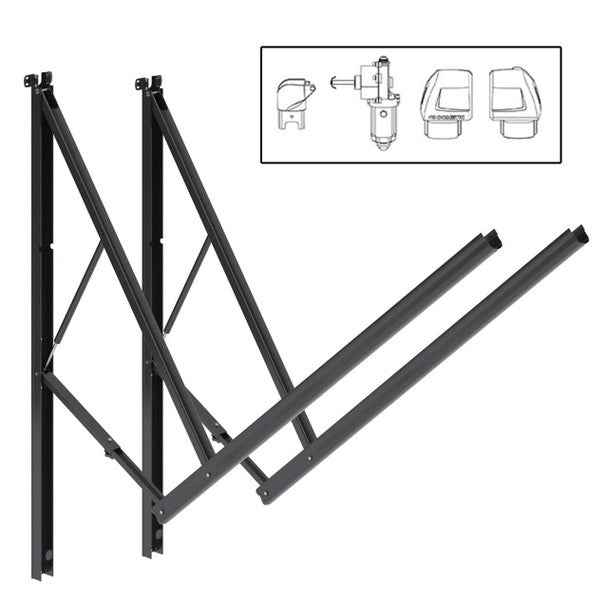 RV Power Awning Arm Set Dometic 9200 Black Basement 8962001.400UL
