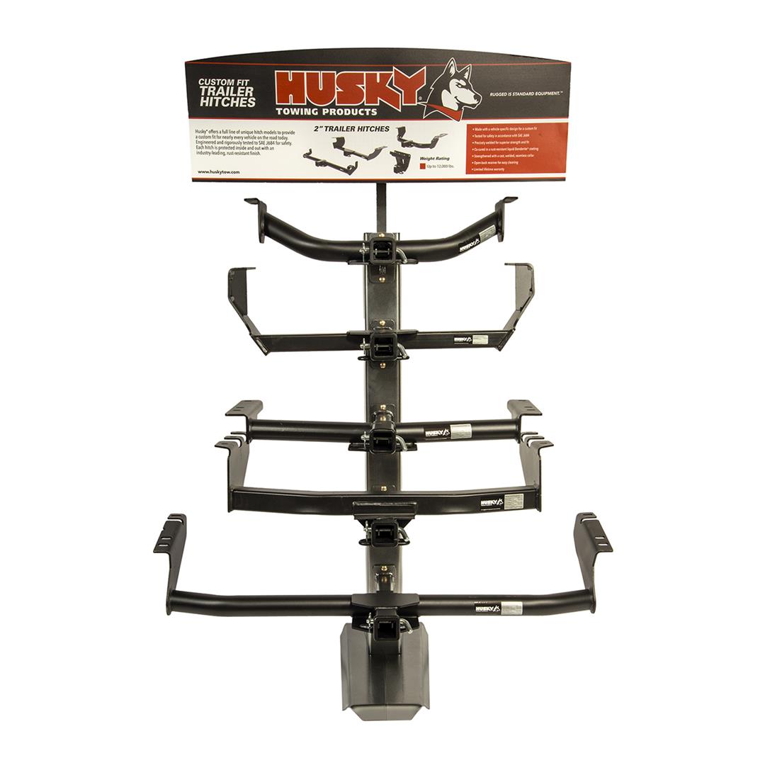 Husky Towing 90340 Receiver Hitch Display Stand with Header