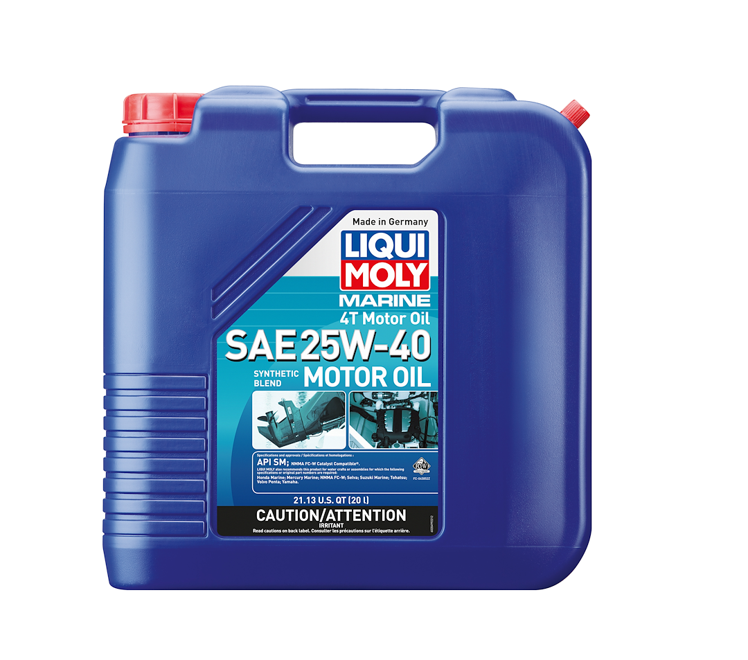 Liqui Moly 20499 Marine 4T SAE 25W-40 Oil, 20 L