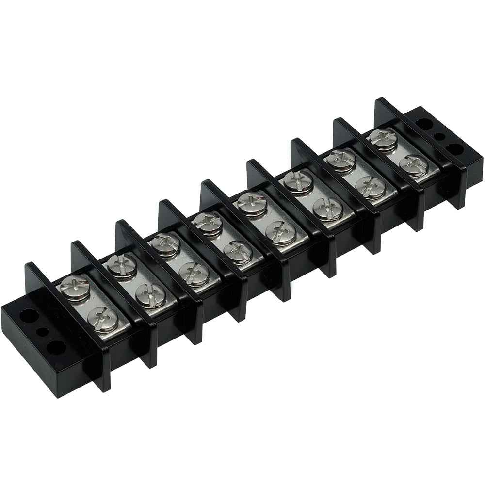 Egis 2265-08 16-Pole Terminal Block - 65A, 240V AC/DC