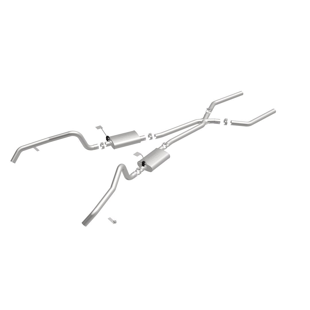 MagnaFlow 15896 Dual Crossmember-Back Exhaust Kit with Tru-X