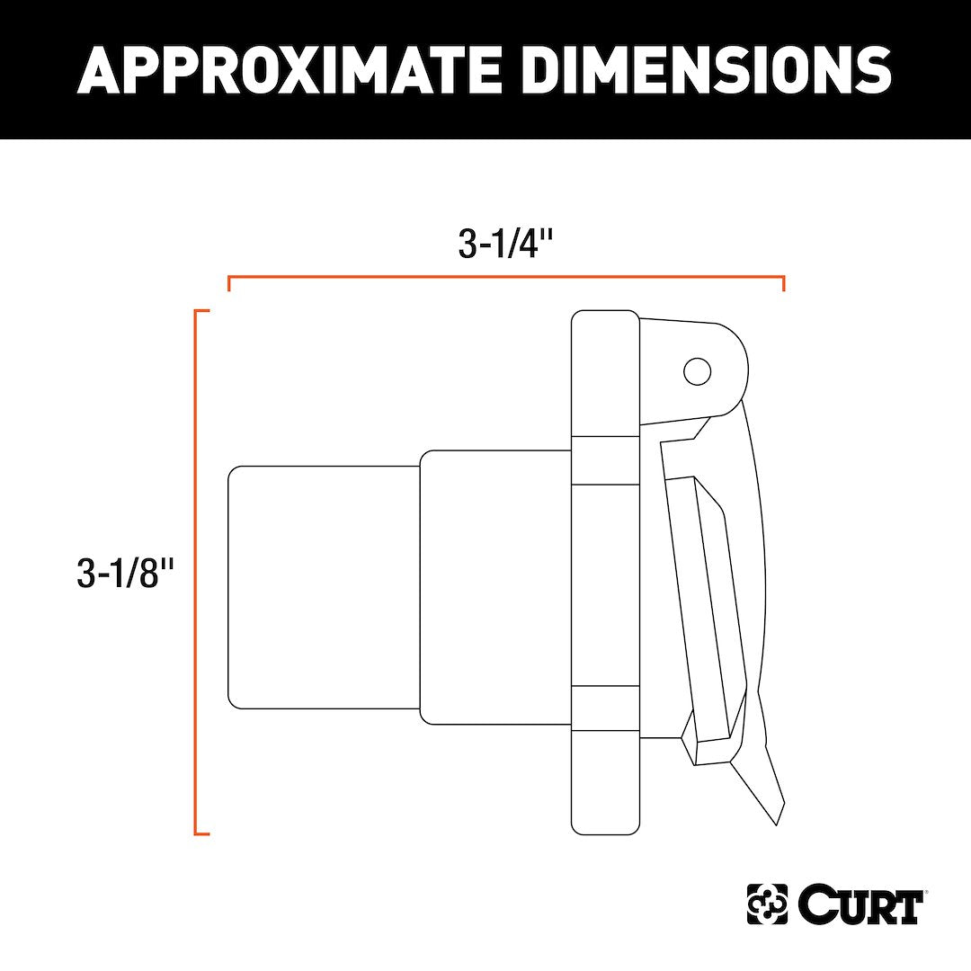 Curt 55416 Trailer Wiring Connector - image 5