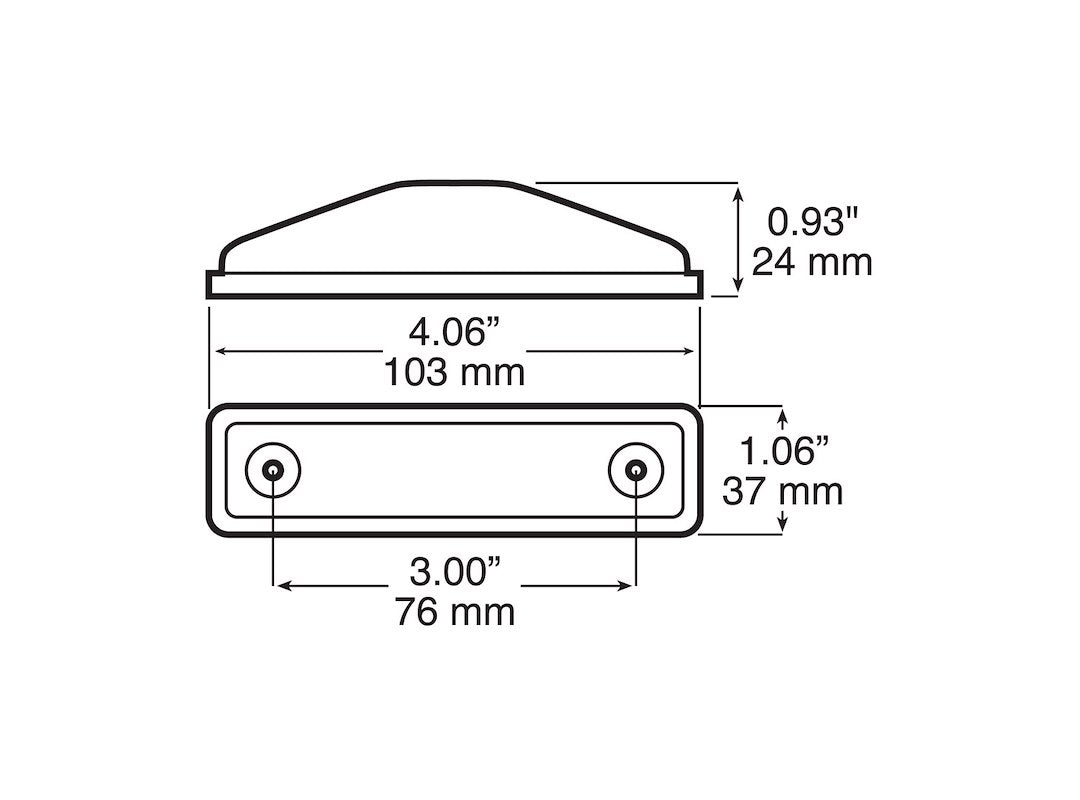 Peterson Mfg. Not Applicable LED Clearance Light V169KR