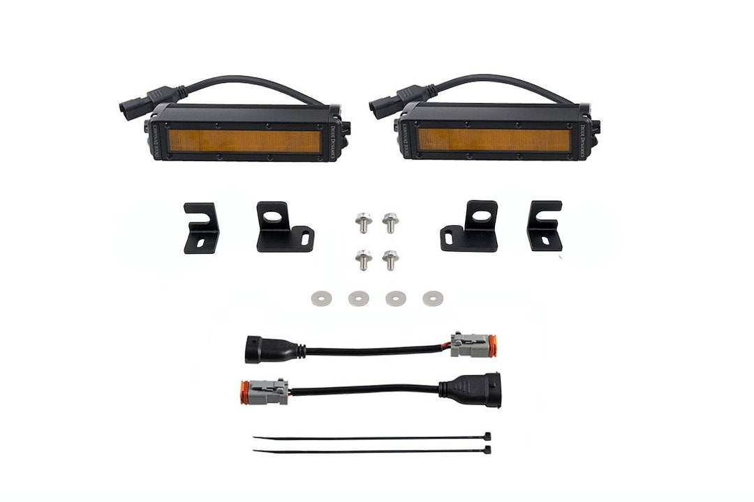 Diode Dynamics DD7932 SS6 Yellow LED Fog-Light Kit