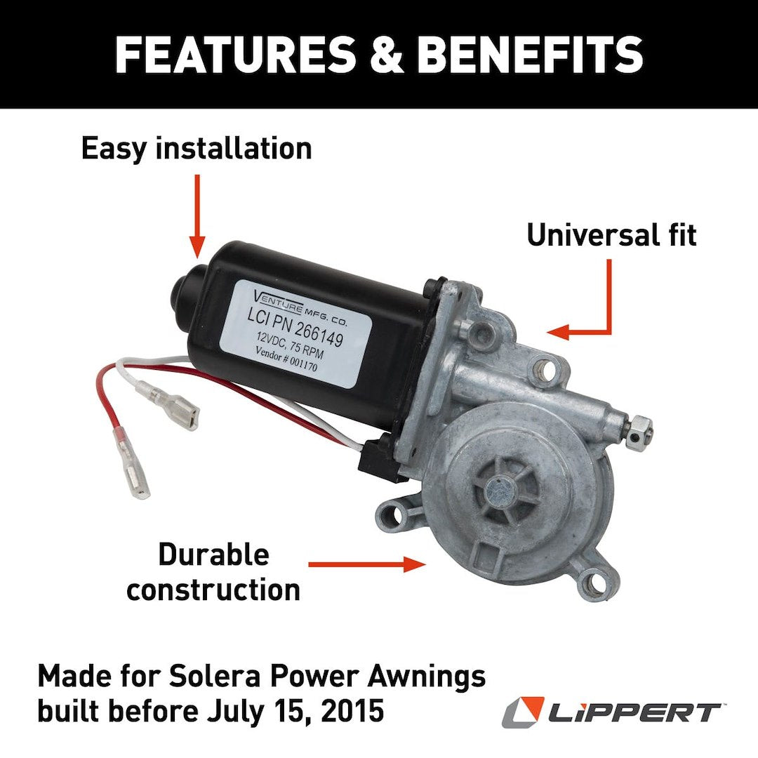 Lippert Components 266149 Awning Motor - image 6
