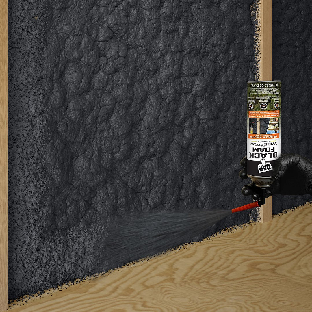 Dap 7565000320 Black Insulating Spray Foam, 20 oz