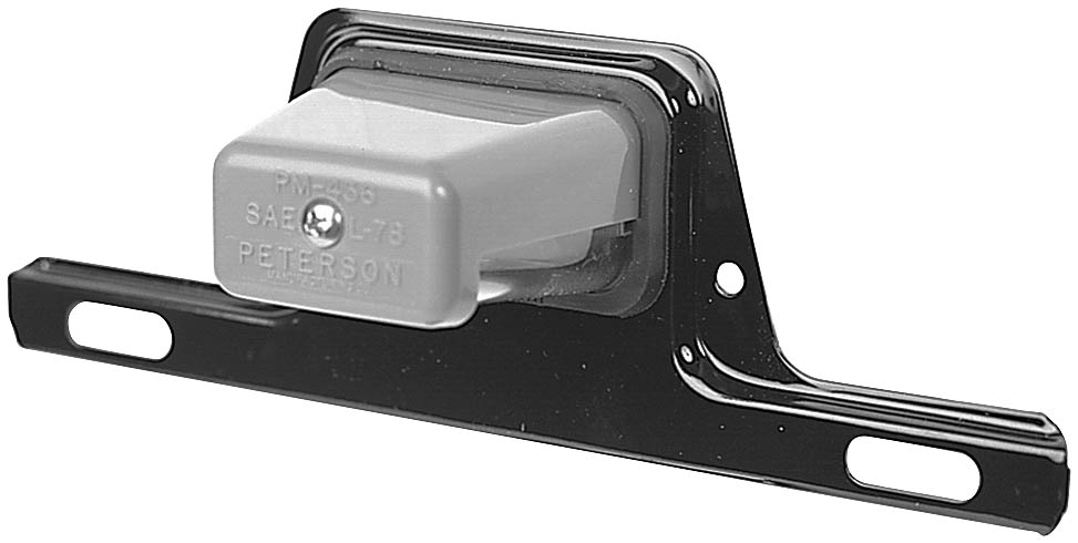 Peterson Mfg. License Plate Light With Bracket M436B