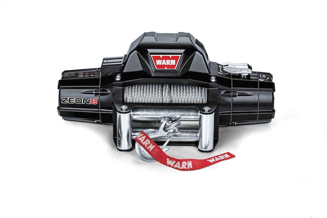 Warn 88980 12V Winch - 8000 lb, Steel Line