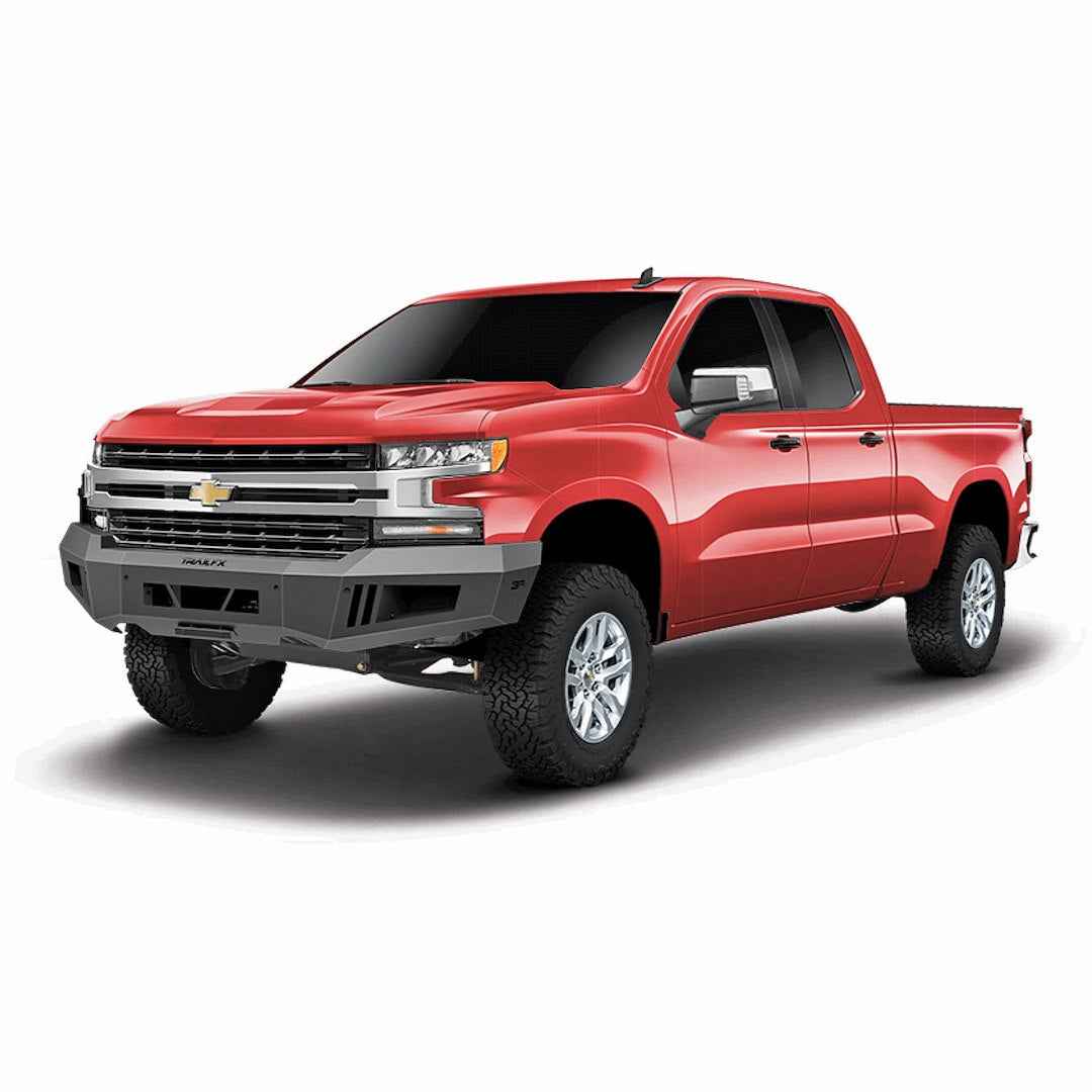 TrailFX FLDB009TI Front Steel Bumper - Black