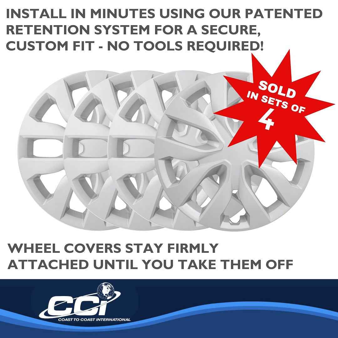 Coast To Coast 51917S Rogue 17-Inch Silver Covers