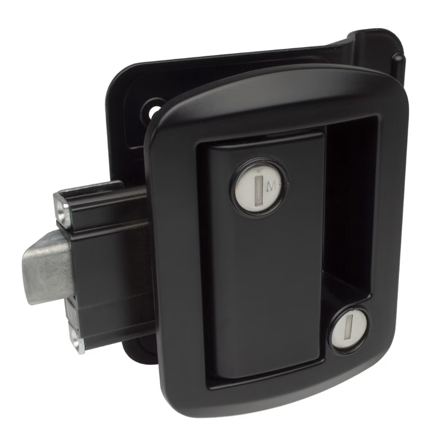 Creative Products TTL-43610AL-2006-1PK Black RV Entry Lock - image 1
