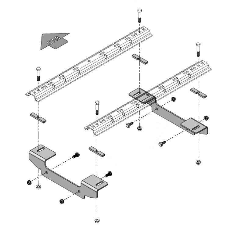 Demco RV 8552037 5th-Wheel Brackets