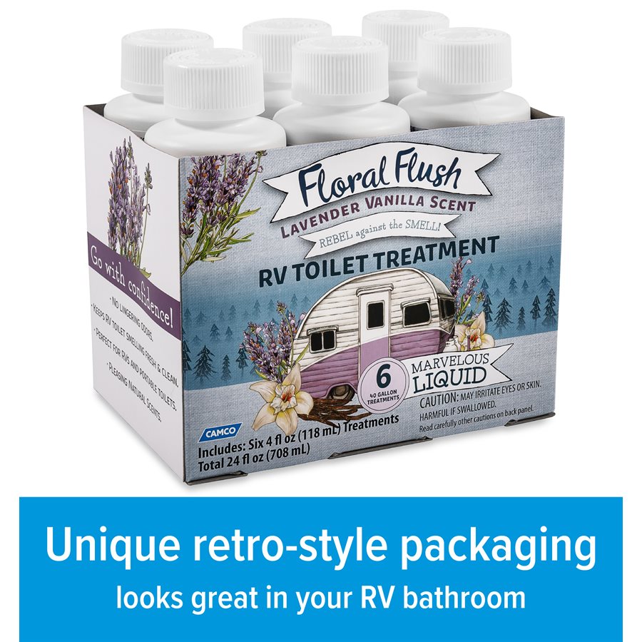 Camco Floral Flush Waste Holding Tank Treatment (41480)