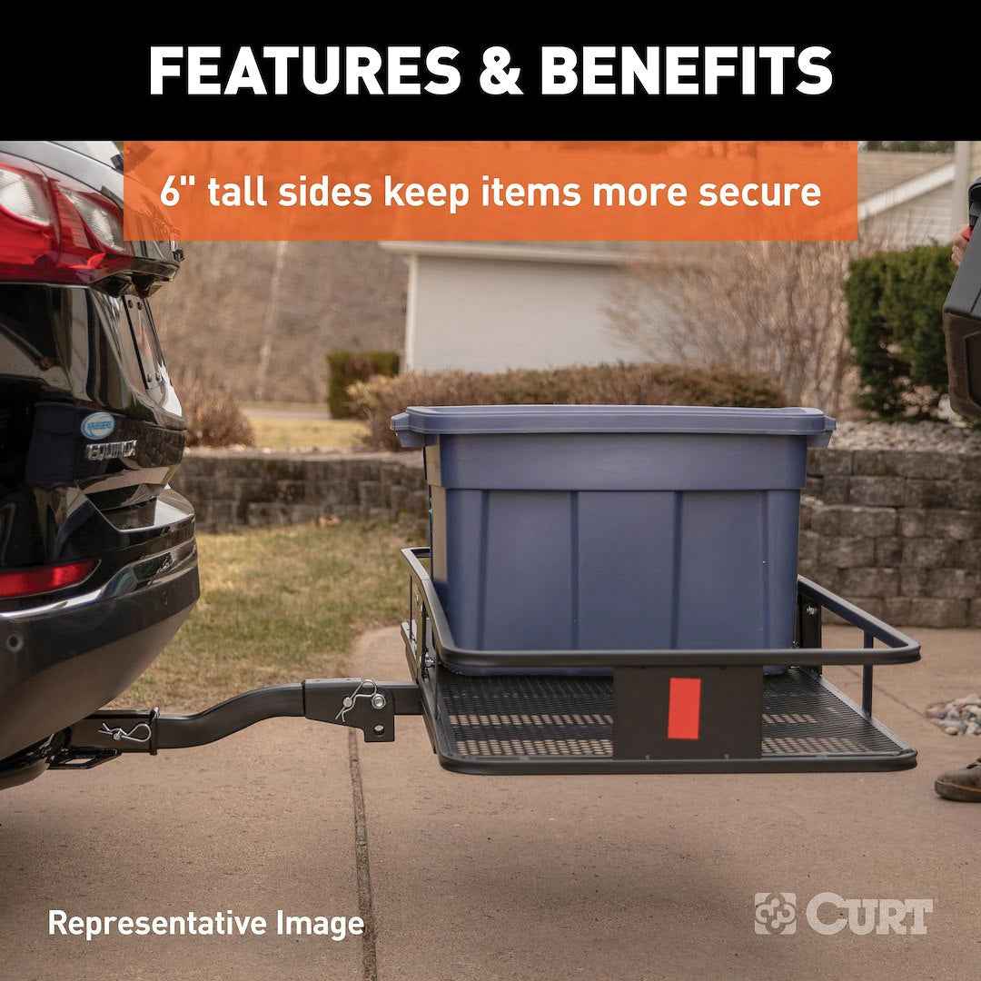 CURT 18152 Hitch Cargo Carrier - 60 in x 24 in, 2 in