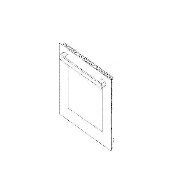 Ge Appliances Wb21x43672 Microwave Oven Door - image 2