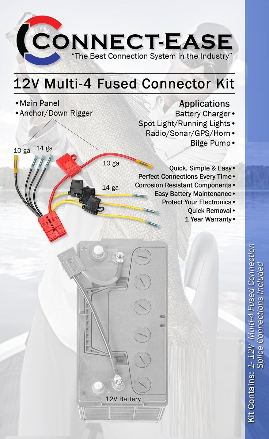 Connect-Ease RCE12VB4F Four-Accessory Connection Harness - image 3