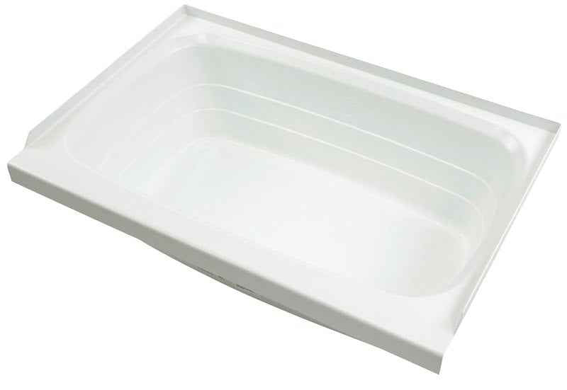 Lippert Better Bath 209648 24" x 36" RV Bathtub – Center Drain