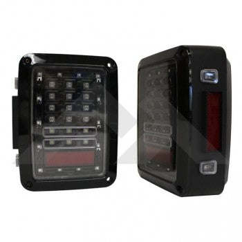 Crown Automotive RT28112 Clear LED Tail Light Pair - image 1
