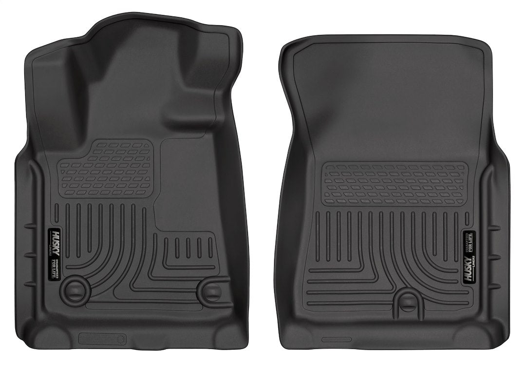 Husky Liners 18581 Black Molded WeatherBeater Floor Liners, Pair
