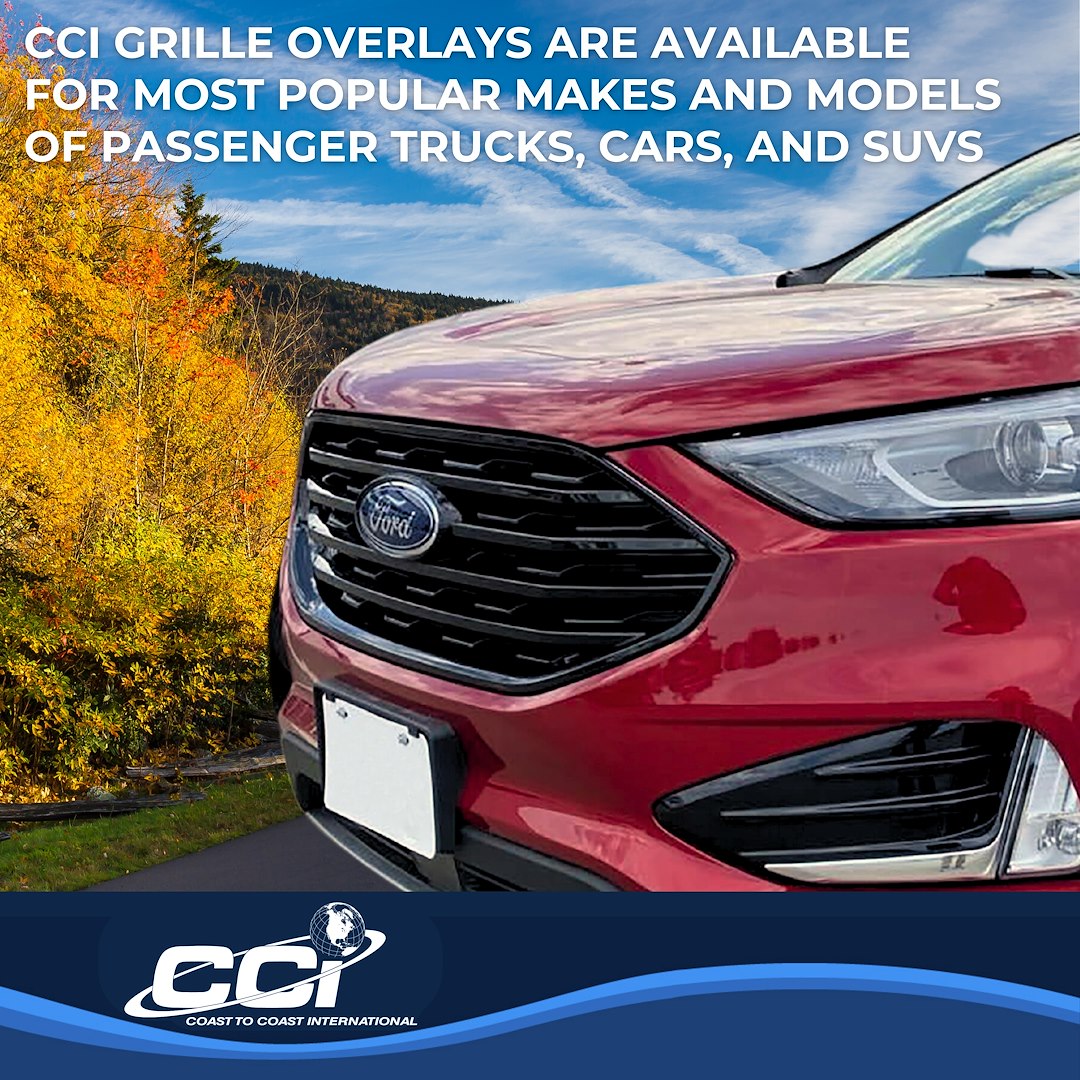 Coast To Coast GI498BLK Edge Black Bar Grille Overlay - image 5