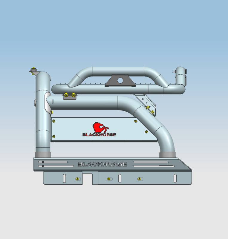 Black Horse Offroad ATRB5BK Tubular Powder Coated Steel Truck Bed Bar - image 7