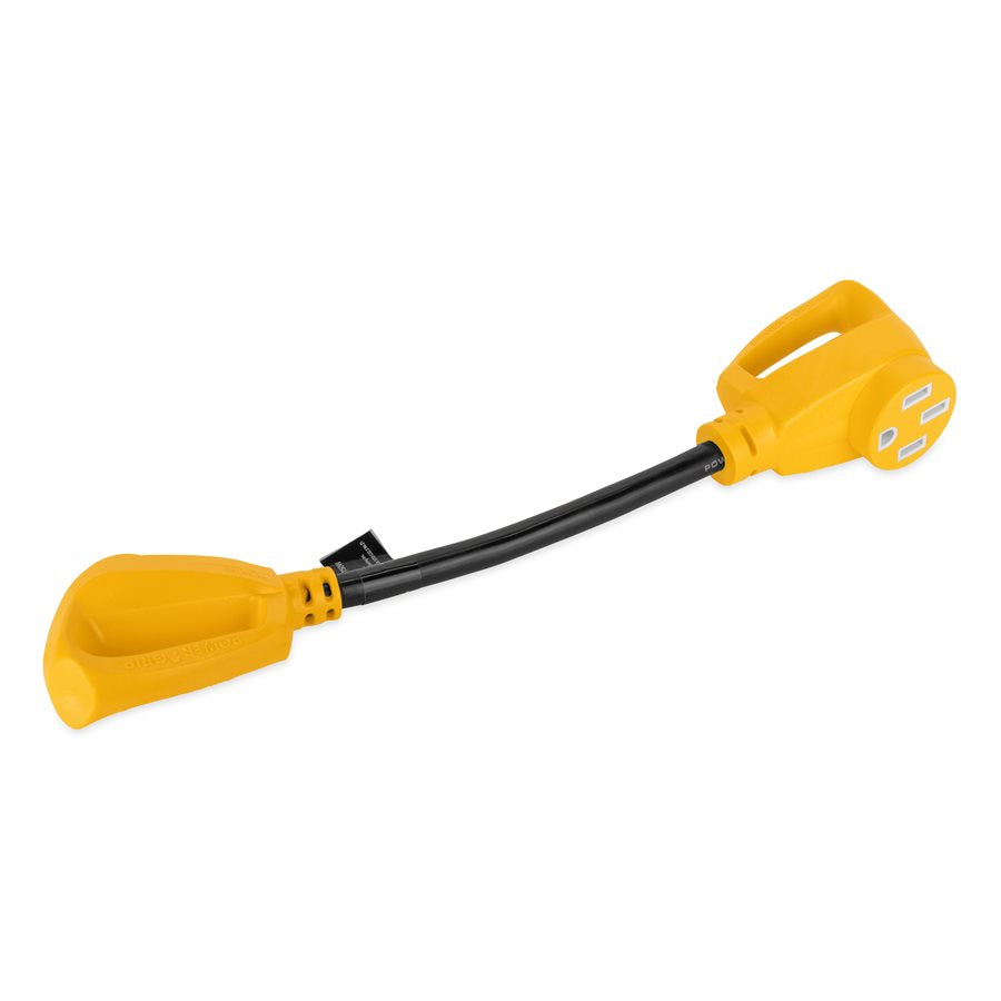Camco 55185 Power Adapter - TT-30P to 14-50R, 18 in