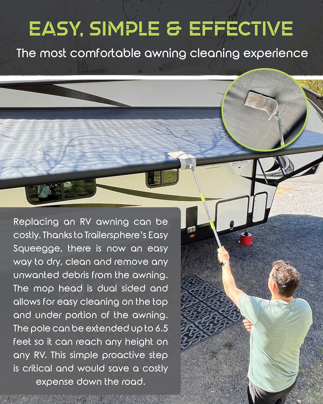 Trailersphere Esam01 Awning Mop - image 2