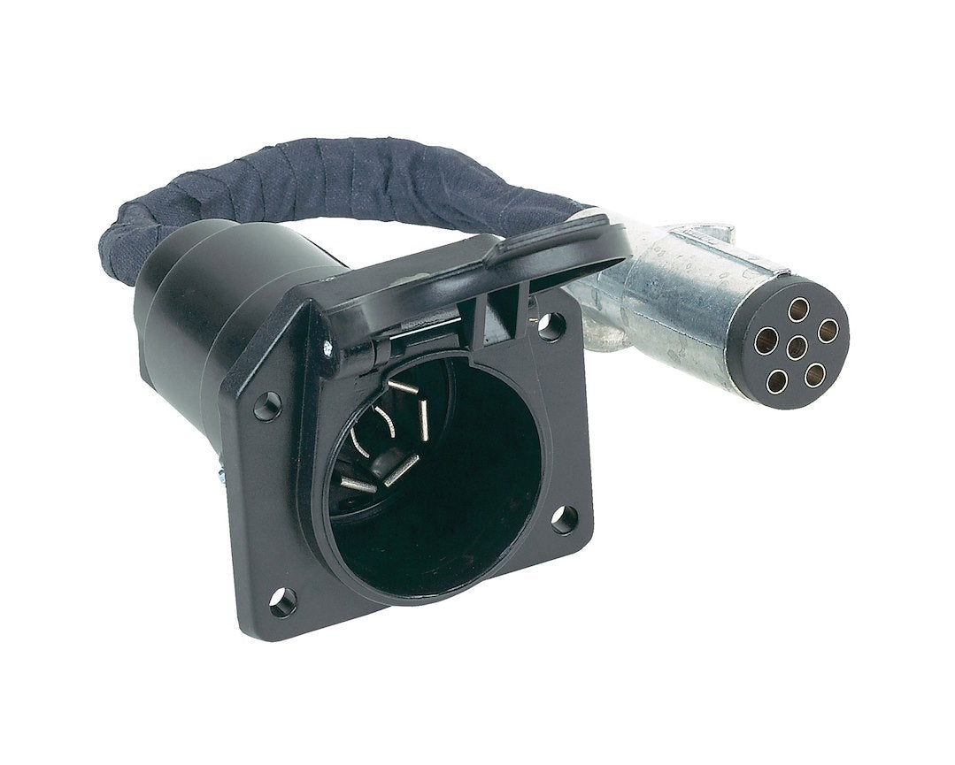 Hopkins MFG 47435B Trailer Wiring Adapter - 7-blade to 6-round
