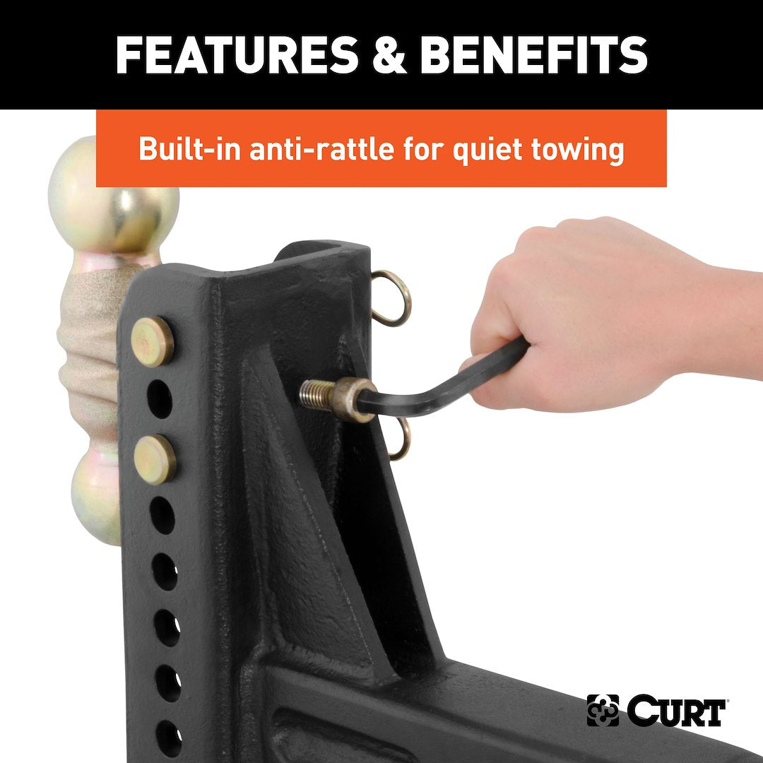 Curt 45902 Trailer Hitch Ball Mount - image 5