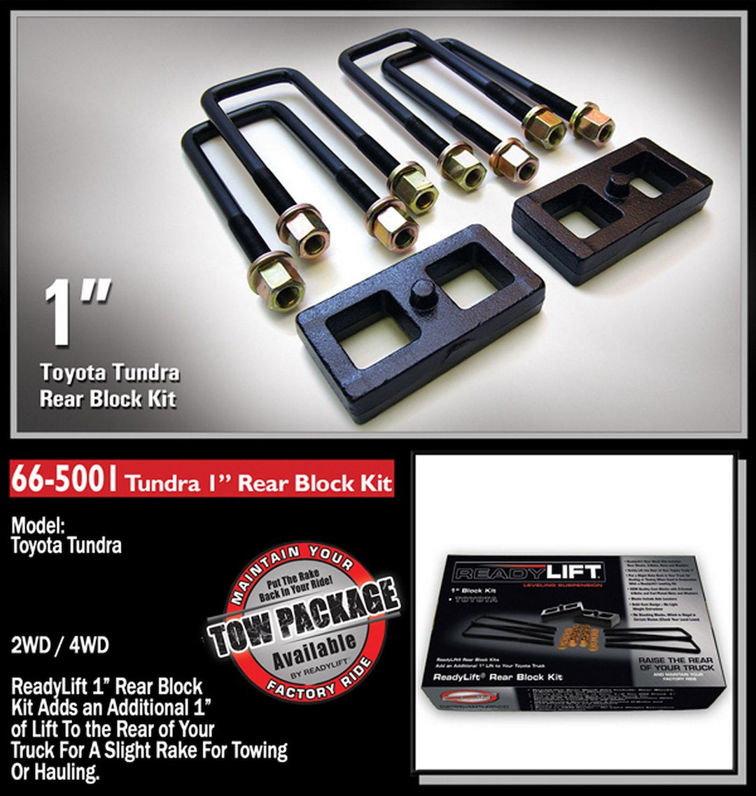 ReadyLift 66-5001 Rear Block Kit for Tundra/Tacoma