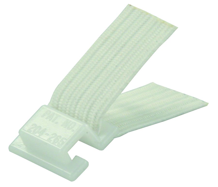 JR Products Window Curtain Glider (81255) – Color: White